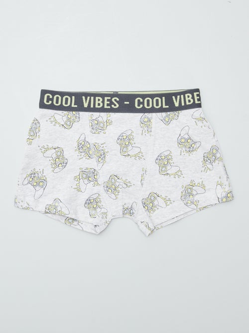 Pack de 3 bóxers elásticos - Kiabi