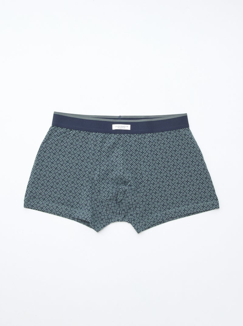 Pack de 3 boxers elásticos Kaki - Kiabi