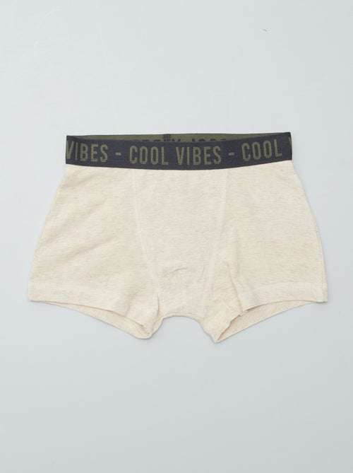 Pack de 3 bóxers elásticos - Kiabi