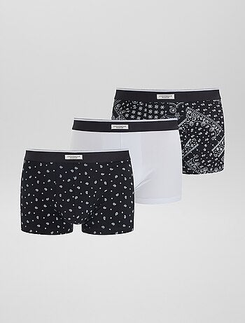 Pack de 3 boxers elásticos