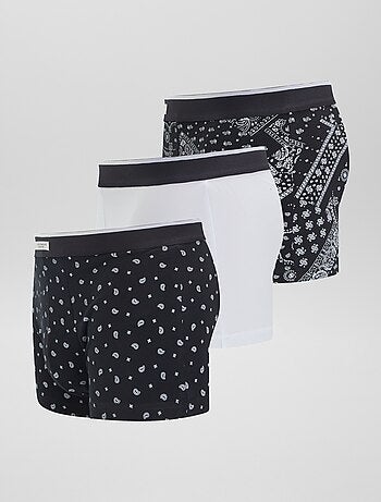 Pack de 3 boxers elásticos