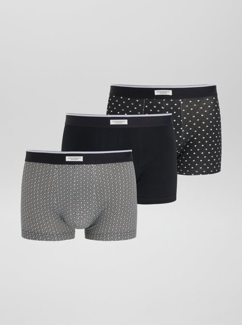 Pack de 3 boxers elásticos - Kiabi