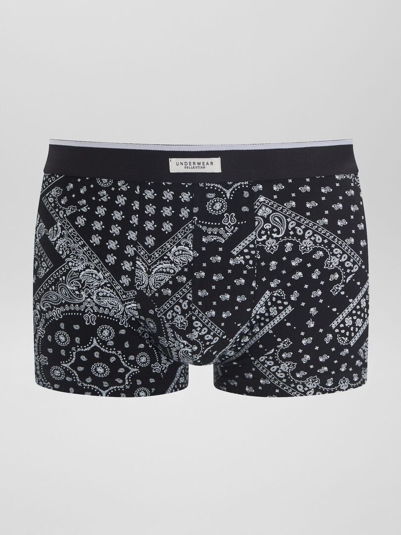 Pack de 3 boxers elásticos NEGRO_W - Kiabi