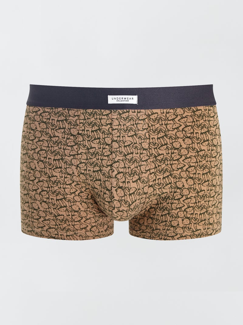Pack de 3 boxers elásticos VERDE - Kiabi