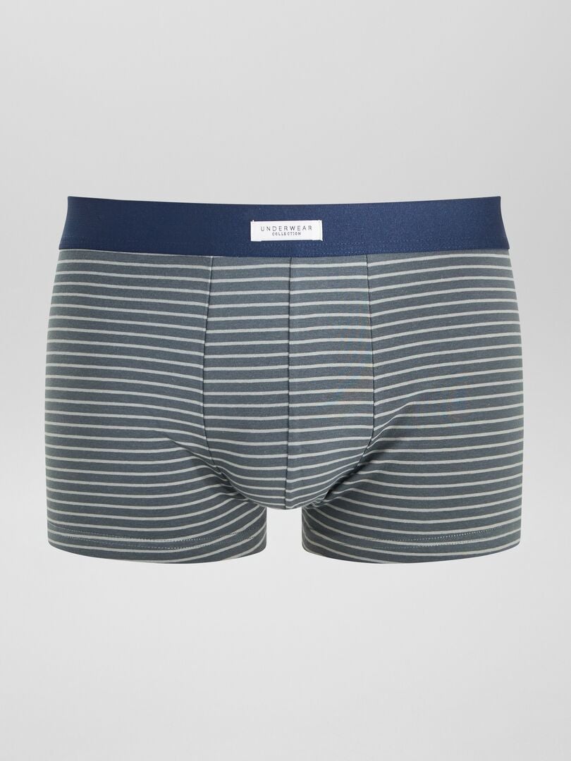 Pack de 3 boxers elásticos Verde - Kiabi