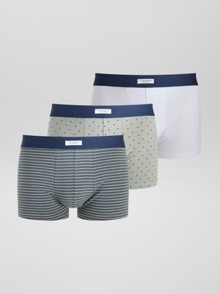 Pack de 3 boxers elásticos