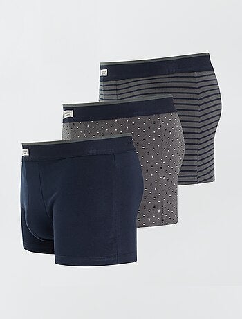 Pack de 3 boxers elásticos