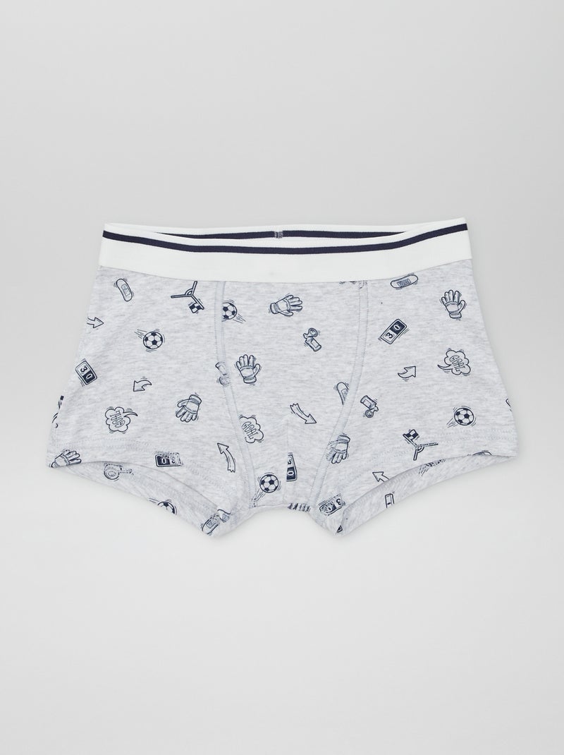 Pack de 3 boxers GRIS - Kiabi