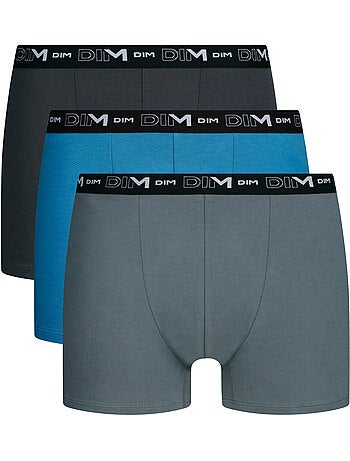 Pack de 3 bóxers hombre algodón stretch