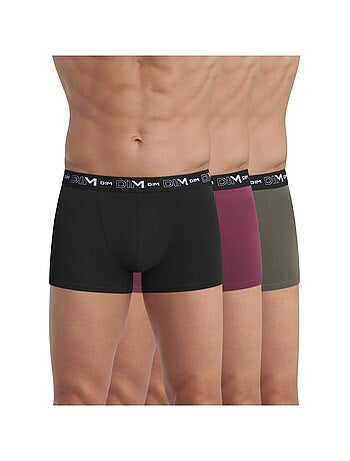 Pack de 3 bóxers hombre algodón stretch