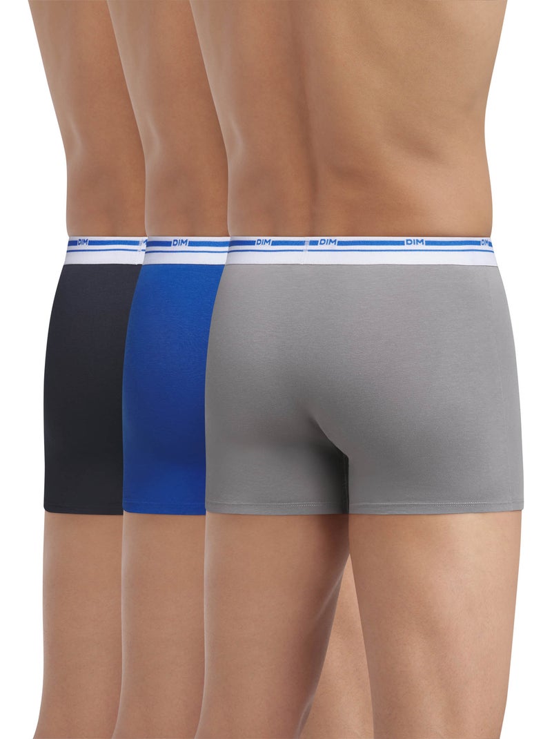 Pack de 3 bóxers hombre algodón stretch Gris claro - Kiabi