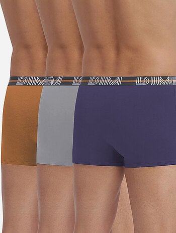 Pack de 3 bóxers hombre algodón stretch