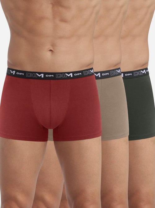 Pack de 3 bóxers hombre algodón stretch - Kiabi
