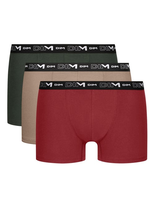 Pack de 3 bóxers hombre algodón stretch - Kiabi