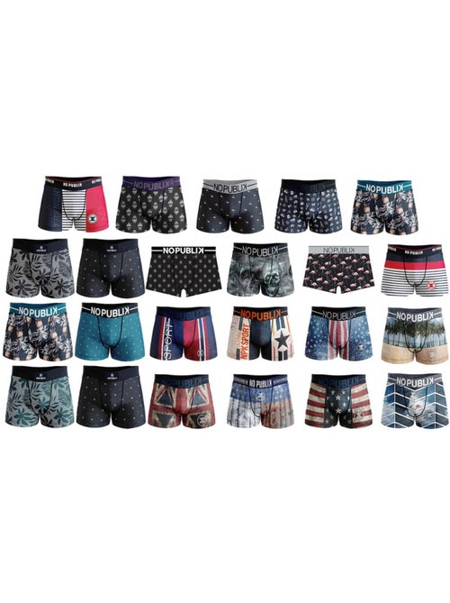Pack de 3 boxers hombre microfibra NOPUBLIK - Kiabi Pack de 3 boxers hombre microfibra NOPUBLIK - Kiabi