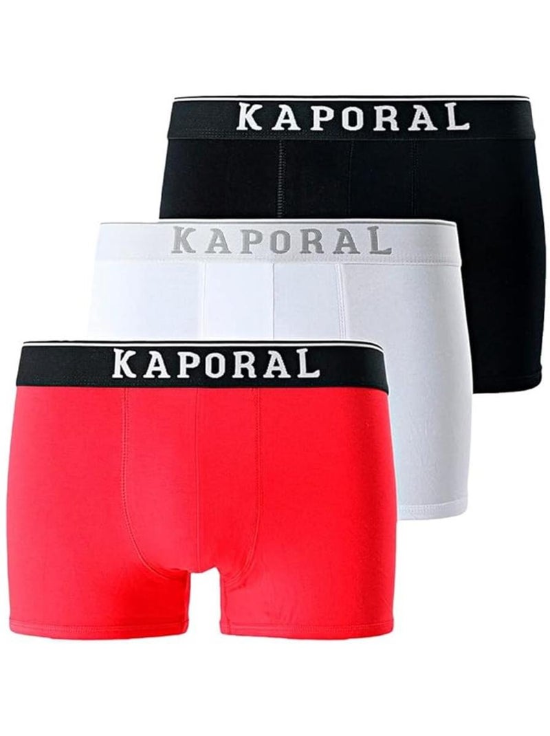 Pack de 3 Bóxers Kaporal para Hombre: Rojo - Kiabi