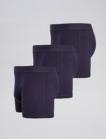 Pack de 3 boxers lisos