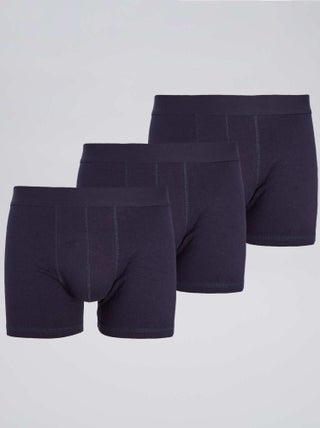 Pack de 3 boxers lisos