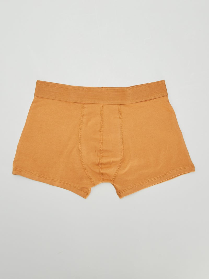 Pack de 3 boxers lisos AZUL - Kiabi