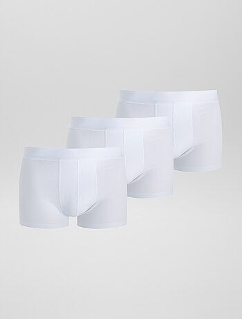 Rebajas B xers para hombre blanco Kiabi