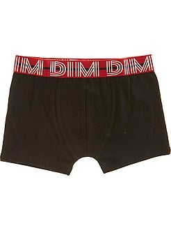 Pack de 3 boxers lisos 'Dim' - Kiabi