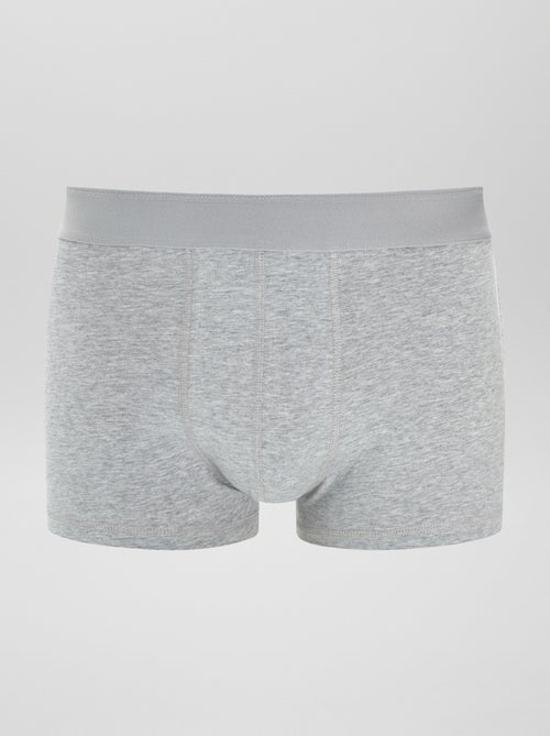 Pack de 3 boxers lisos - Kiabi