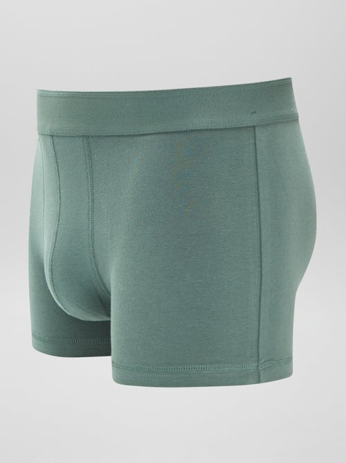 Pack de 3 boxers lisos - Kiabi
