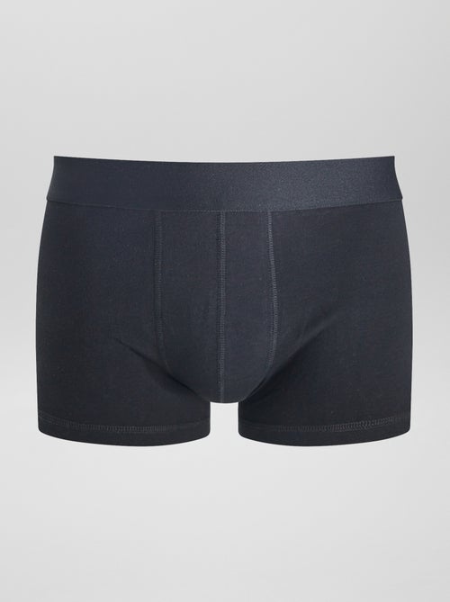 Pack de 3 boxers lisos - Kiabi