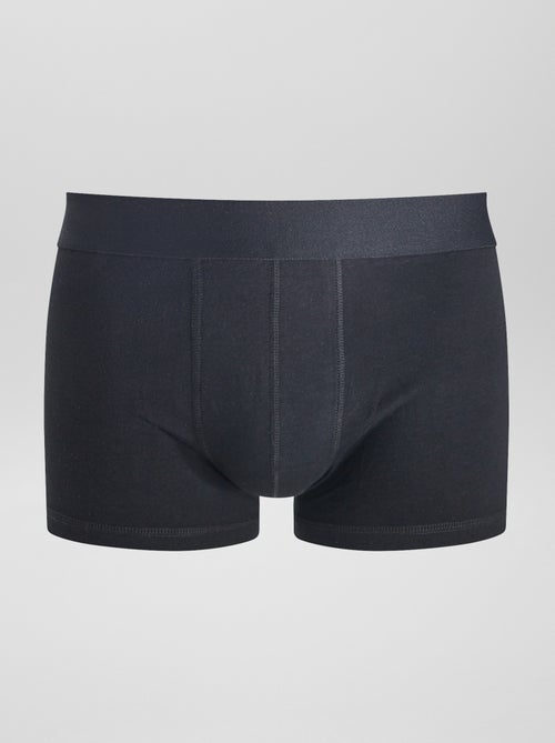 Pack de 3 boxers lisos - Kiabi