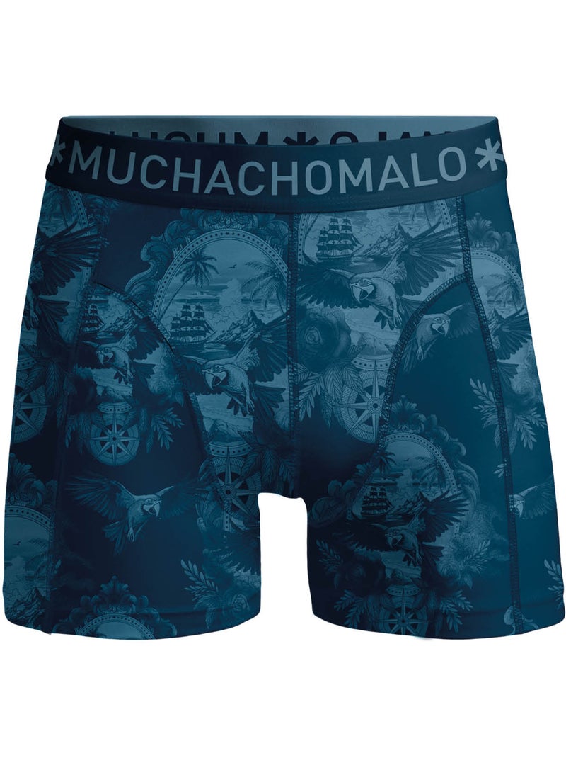 Pack de 3 bóxers Muchachomalo Azul Negro Azul - Kiabi