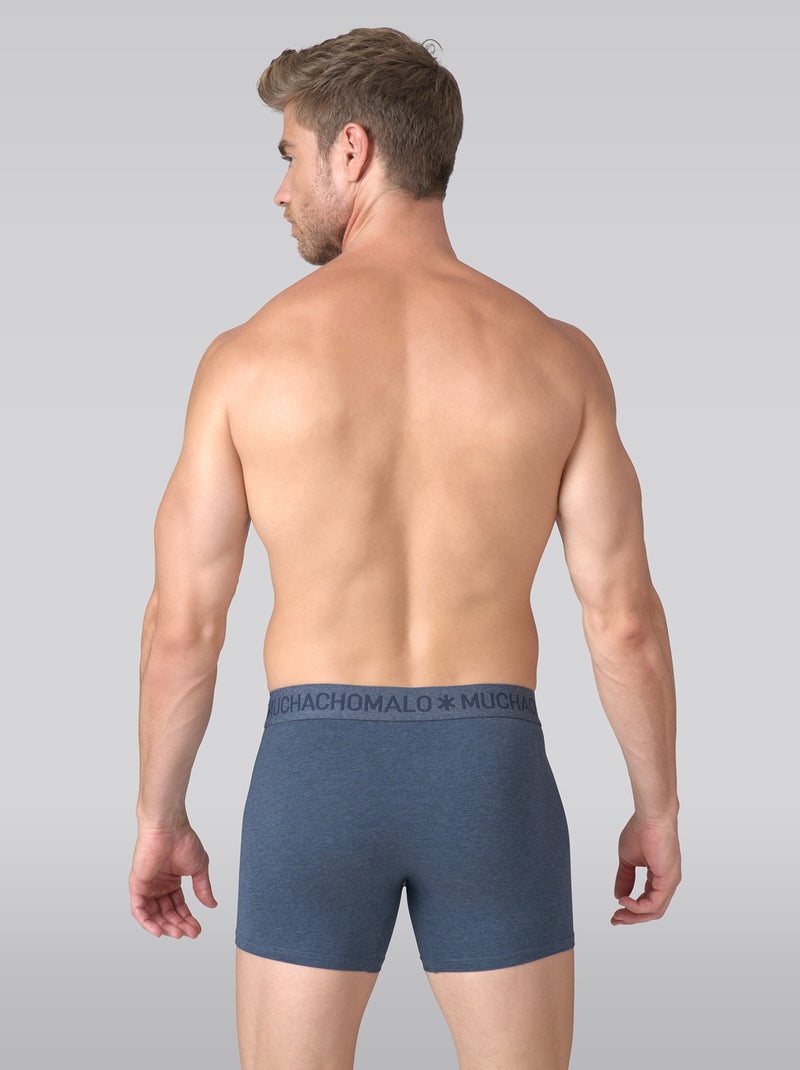 Pack de 3 bóxers Muchachomalo Azul Negro - Kiabi