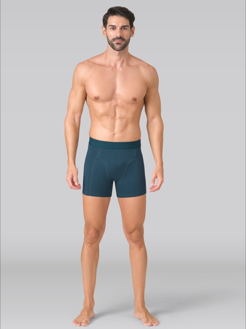 Pack de 3 bóxers Muchachomalo Azul Negro - Kiabi