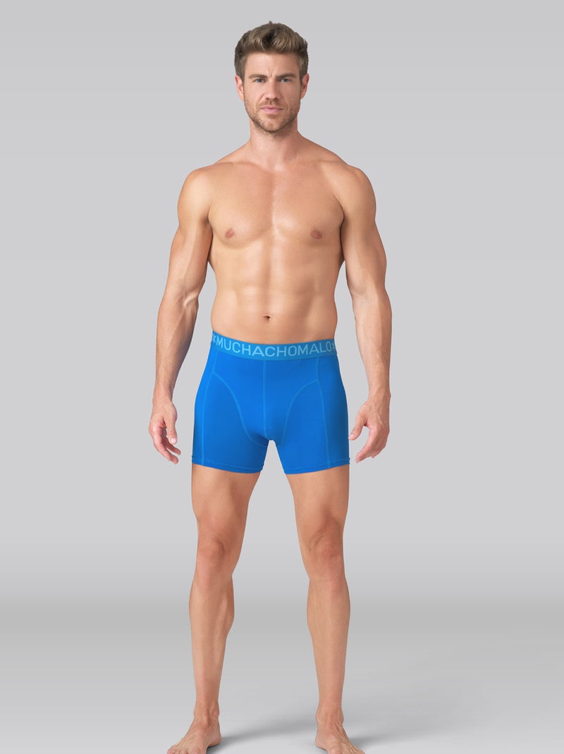 Pack de 3 bóxers Muchachomalo Azul Verde - Kiabi