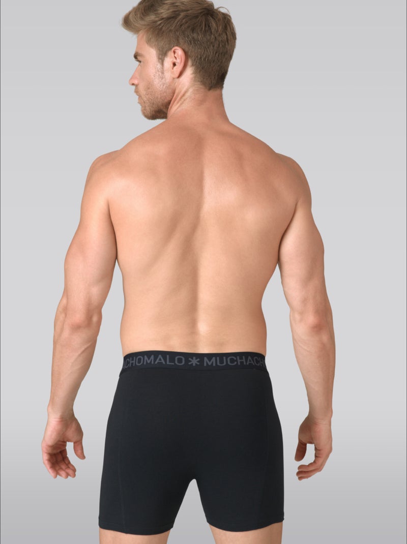 Pack de 3 bóxers Muchachomalo Negro Azul - Kiabi