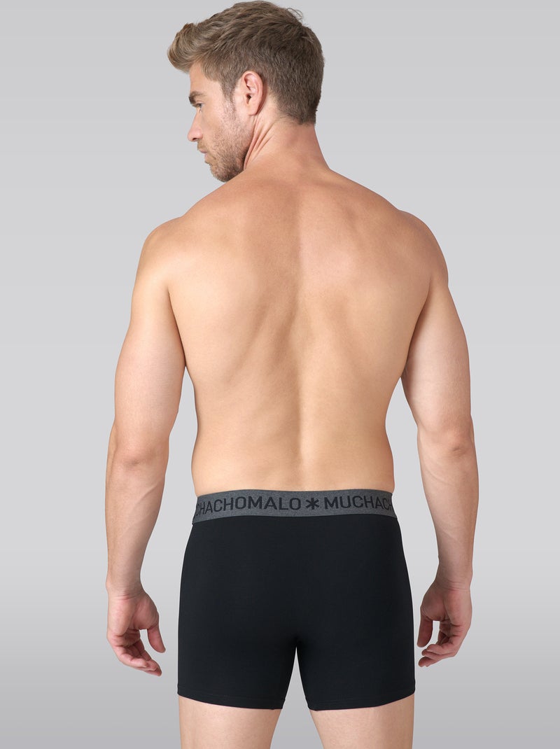 Pack de 3 bóxers Muchachomalo Negro Gris - Kiabi