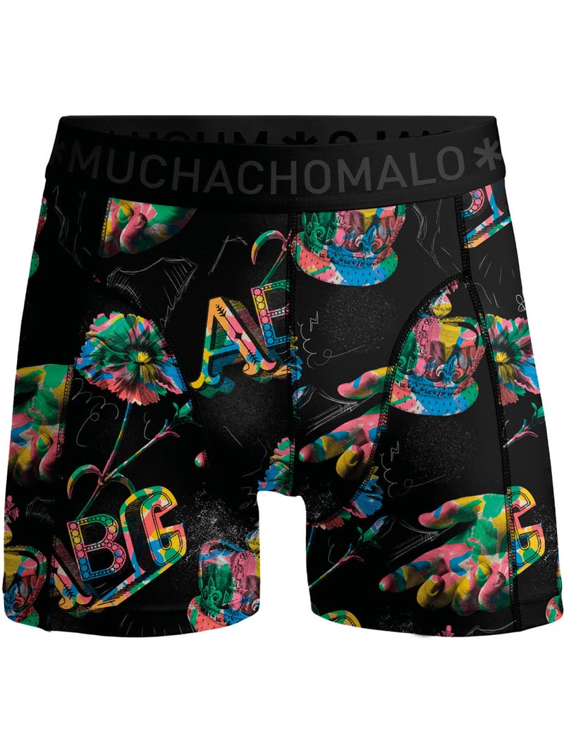 Pack de 3 bóxers Muchachomalo Negro Negro - Kiabi