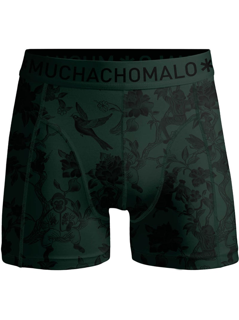 Pack de 3 bóxers Muchachomalo Negro Verde Negro - Kiabi