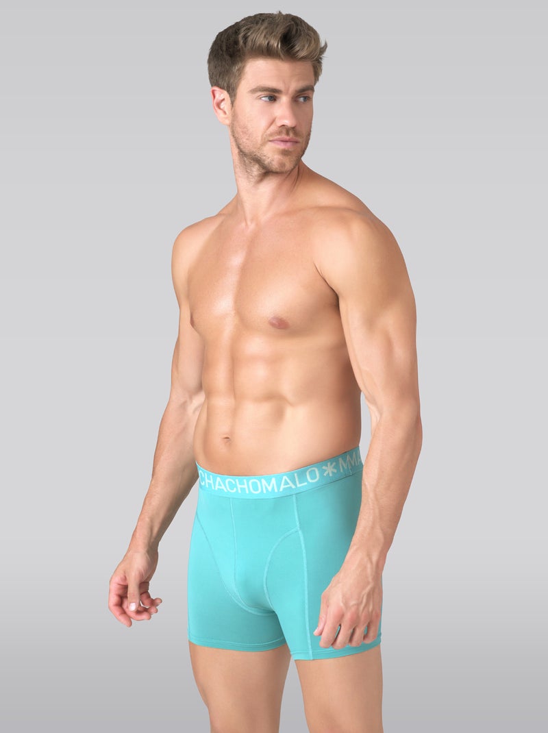 Pack de 3 bóxers Muchachomalo Negro/Azul/Verde - Kiabi