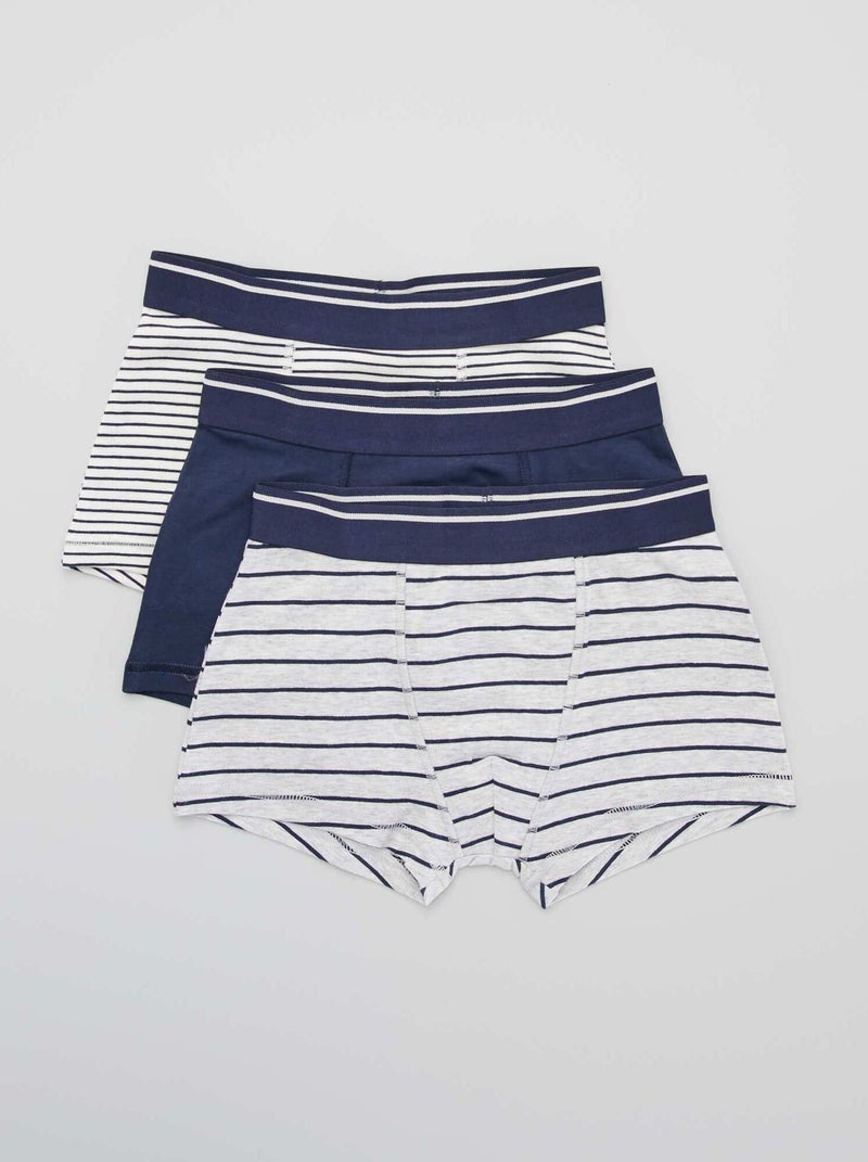 Pack de 3 boxers NEGRO - Kiabi