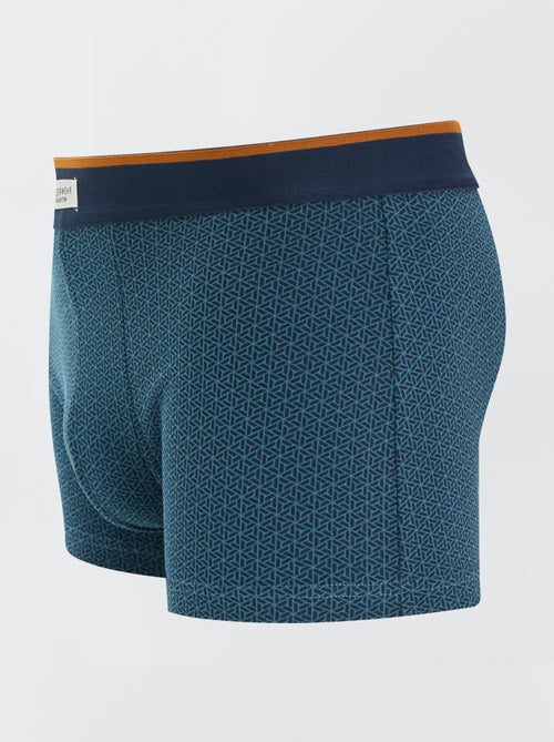 Pack de 3 bóxers para hombre de punto de fantasía - Kiabi Pack de 3 bóxers para hombre de punto de fantasía - Kiabi
