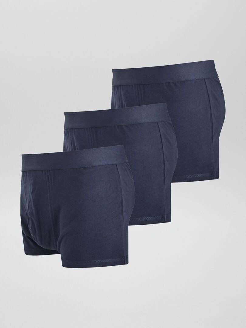 Pack de 3 boxers  size+ GRIS - Kiabi