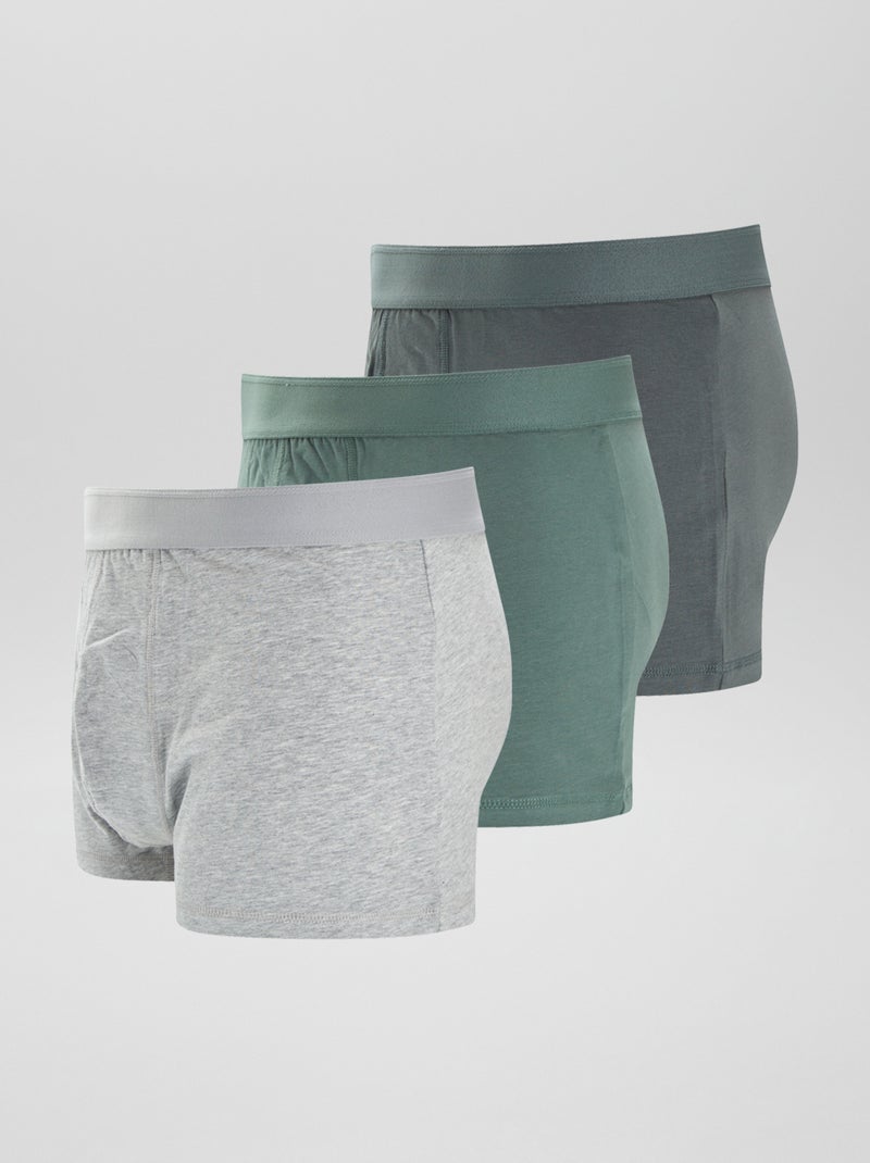 Pack de 3 bóxers size+ KAKI - Kiabi