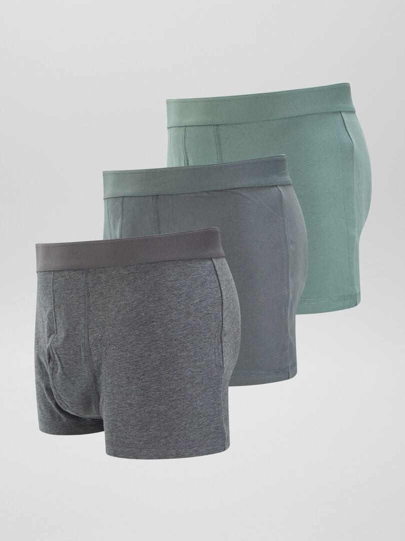 Pack de 3 boxers  size+ LOTE_VERDE - Kiabi