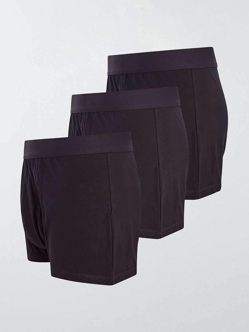 Pack de 3 boxers  size+ Negro - Kiabi