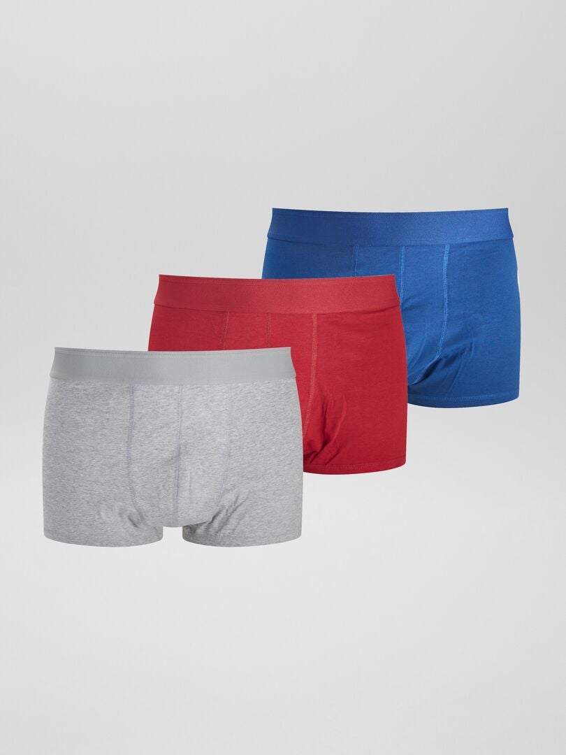 Pack de 3 boxers  size+ ROJO - Kiabi