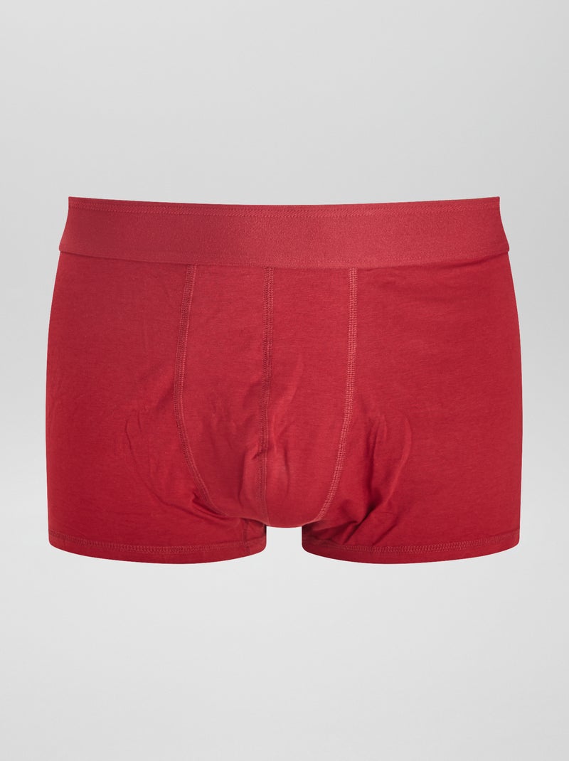 Pack de 3 boxers  size+ ROJO - Kiabi