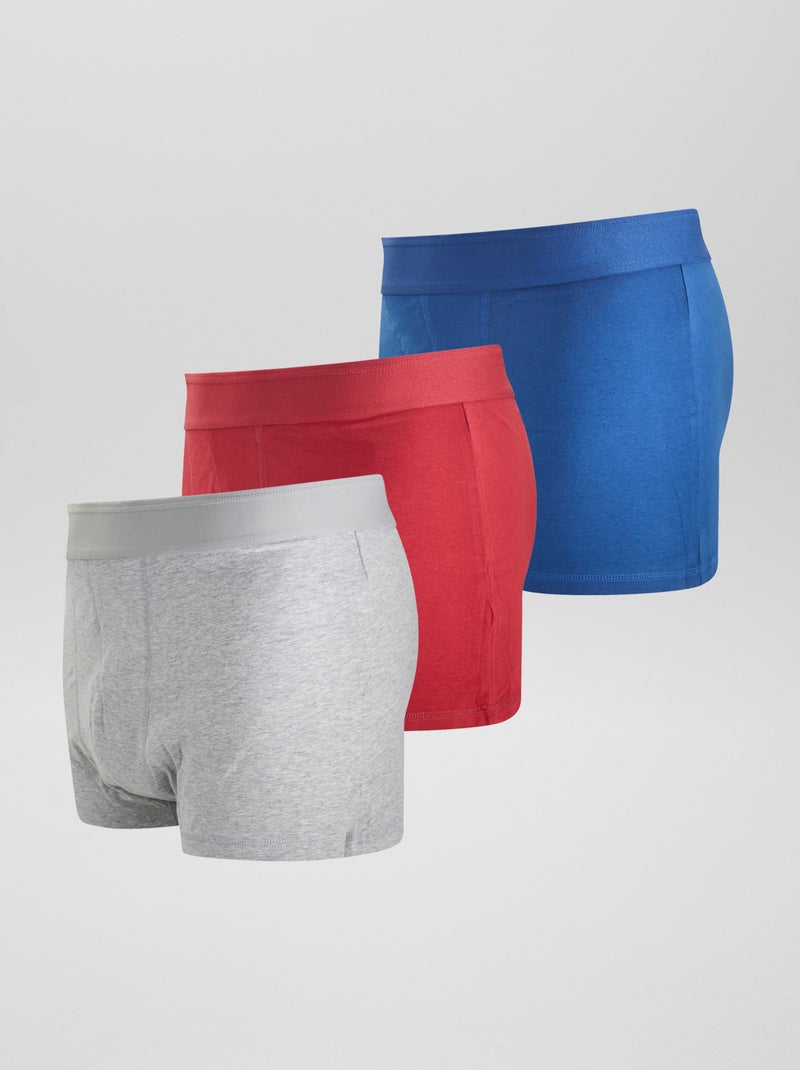 Pack de 3 boxers  size+ ROJO - Kiabi