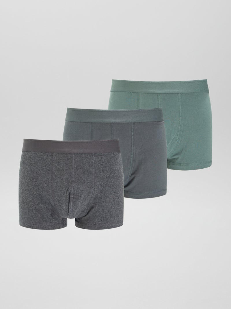 Pack de 3 boxers  size+ VERDE - Kiabi