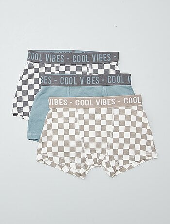 Pack de 3 bóxers stretch