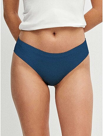 Pack de 3 bragas clásicas sin costuras en tejido de microfibra